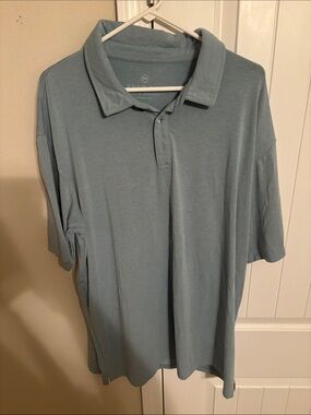 Free Fly Apparel Men's Sky Blue Polo